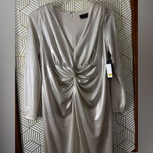 LANE BRYANT Gold Dress size 14